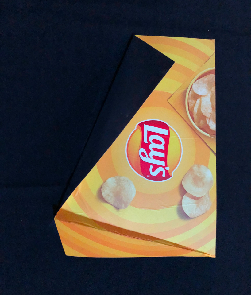 arte en papel Lay's cartoncita