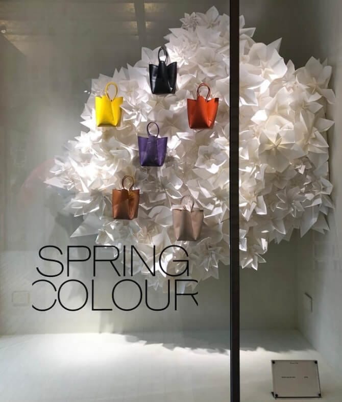 bolsos Massimo dutti flores origami