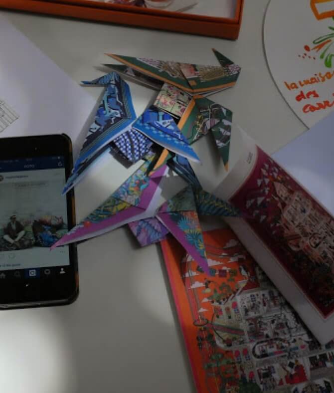 caballos de origami barcelona arte en papel
