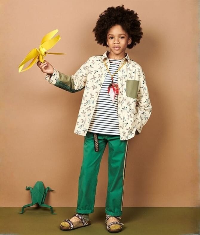 Cartoncita origami papel Zara Kids