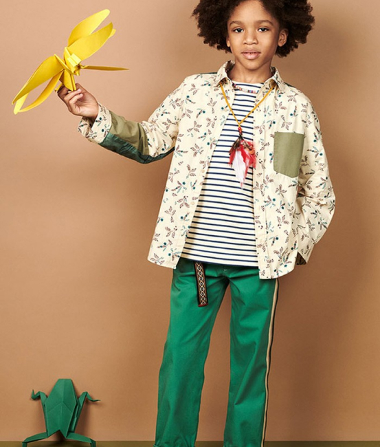 Cartoncita origami papel Zara Kids