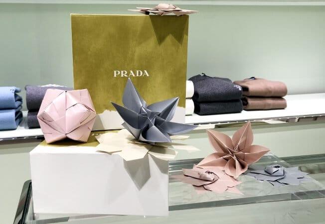 portada prada flores origami